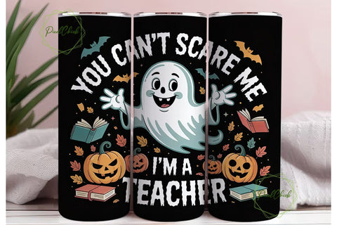 Spooky Teacher Halloween 20oz Tumbler Sublimation PixelChick 