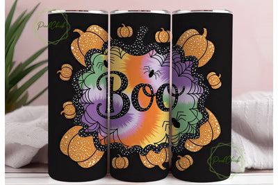 Spooky Tie-Dye Halloween 20oz Tumbler Sublimation PixelChick 