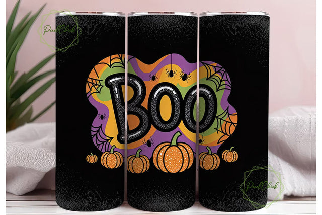 Spooky Tie-Dye Halloween 20oz Tumbler Sublimation PixelChick 