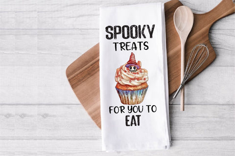 Spooky Treats Halloween Cupcake Towel Sublimation Sublimation Jagonath Roy 
