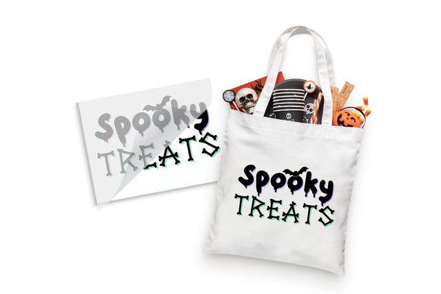 Spooky Treats Halloween DTF Heat Transfer Physical So Fontsy T-Shirt Iron-On Transfer Shop