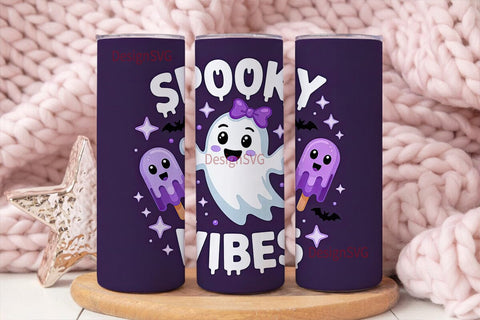 Spooky Vibes 20oz Tumbler Design Sublimation DesignSVG 