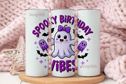 Spooky Vibes 20oz Tumbler Design Sublimation DesignSVG 
