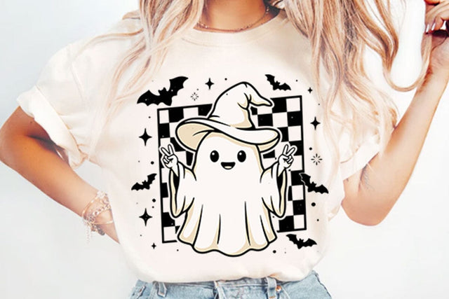 Spooky Vibes Halloween Ghost PNG Designs Sublimation Shahin alam 