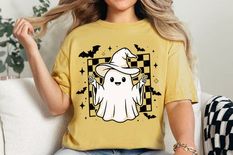 Spooky Vibes Halloween Ghost PNG Designs Sublimation Shahin alam 