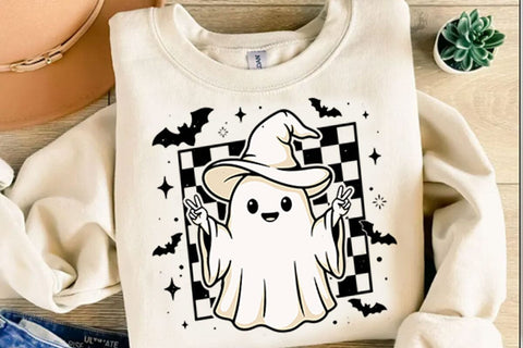 Spooky Vibes Halloween Ghost PNG Designs SVG shah alam 