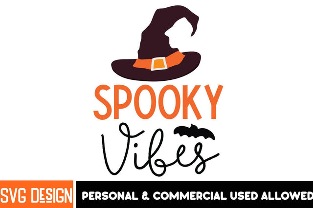 Spooky Vibes, ,Halloween SVG Quotes,Halloween PNG, Halloween SVG SVG BlackCatsMedia 