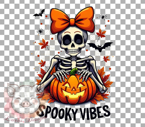 Spooky Vibes Png, Halloween Dog Mom Png, Halloween Skeleton png, Spooky Season Png, Halloween Png, Sublimation Designs, Digital Download Sublimation Lara' s Designs 