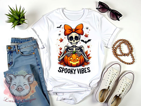 Spooky Vibes Png, Halloween Dog Mom Png, Halloween Skeleton png, Spooky Season Png, Halloween Png, Sublimation Designs, Digital Download Sublimation Lara' s Designs 