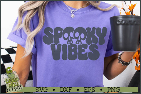 Spooky Vibes Skulls SVG File SVG Crunchy Pickle 