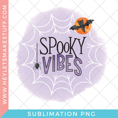 Spooky Vibes - Sublimation Sublimation Hey Let's Make Stuff 