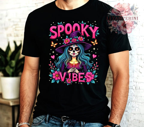 Spooky Vibes, Witchy Design, Halloween PNG, Sublimation Art, Haunted Graphics, Witchcraft Decor, Halloween Sublimation, Creepy Print Sublimation Li Zamperini 