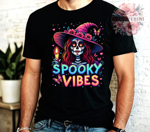 Spooky Vibes, Witchy Design, Halloween PNG, Sublimation Art, Haunted Graphics, Witchcraft Decor, Halloween Sublimation, Creepy Print Sublimation Li Zamperini 