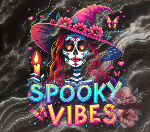 Spooky Vibes, Witchy Design, Halloween PNG, Sublimation Art, Haunted Graphics, Witchcraft Decor, Halloween Sublimation, Creepy Print Sublimation Li Zamperini 