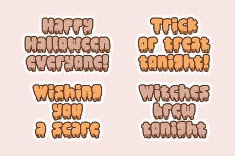 Spooky Witch - Fun Bold Halloween Font Font Masyafi Studio 