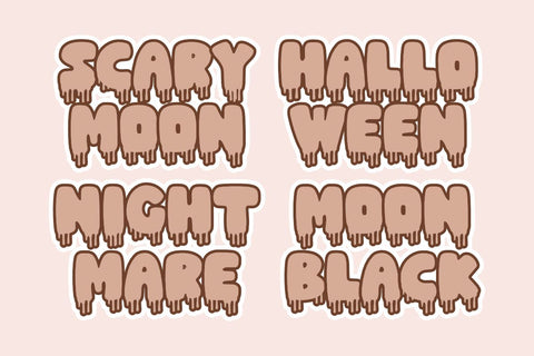 Spooky Witch - Fun Bold Halloween Font Font Masyafi Studio 