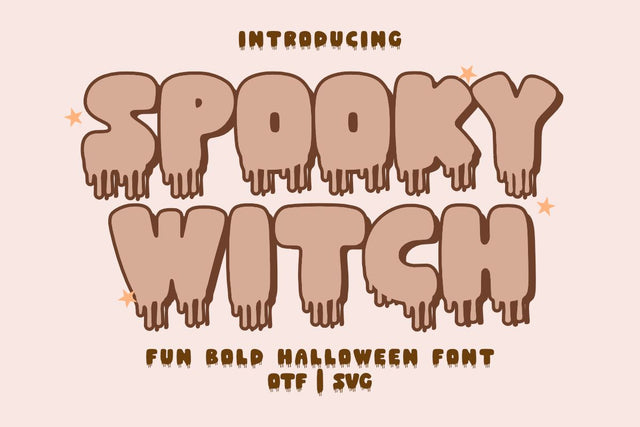 Spooky Witch - Fun Bold Halloween Font Font Masyafi Studio 