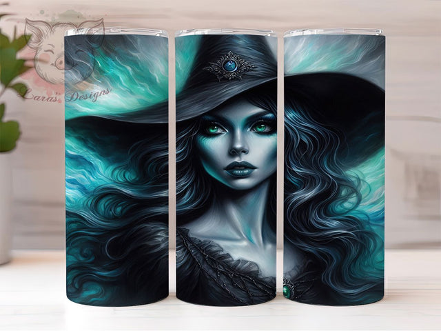 Spooky Witch Gothic Halloween Tumbler, Spooky Witch Wrap, 20oz Sublimation Design, Witchy Vibes Drinkware, Gothic Halloween Tumbler, Magic Spell Wrap, Cute Witch Sublimation Sublimation Lara' s Designs 