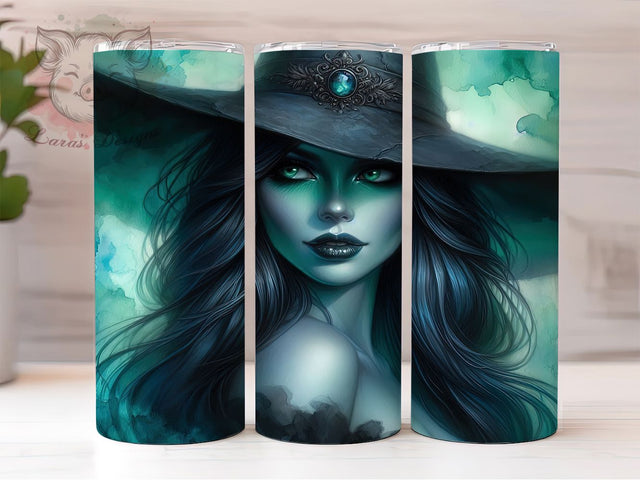 Spooky Witch Gothic Halloween Tumbler, Spooky Witch Wrap, 20oz Sublimation Design, Witchy Vibes Drinkware, Gothic Halloween Tumbler, Magic Spell Wrap, Cute Witch Sublimation Sublimation Lara' s Designs 