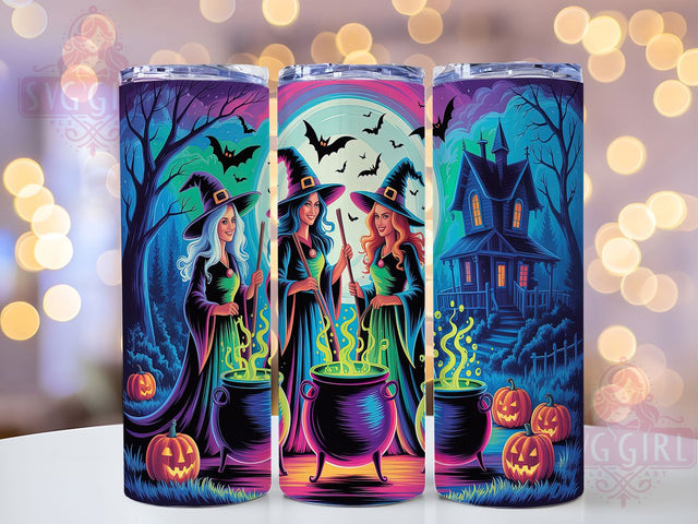 Spooky Witch Halloween Tumbler Wrap, Witch Spooky Design, Spooky Season Tumbler, Halloween Witch Cup, Autumn Witch Drinkware, 20oz Spooky Wrap, Halloween Sublimation Design Sublimation SvggirlplusArt 
