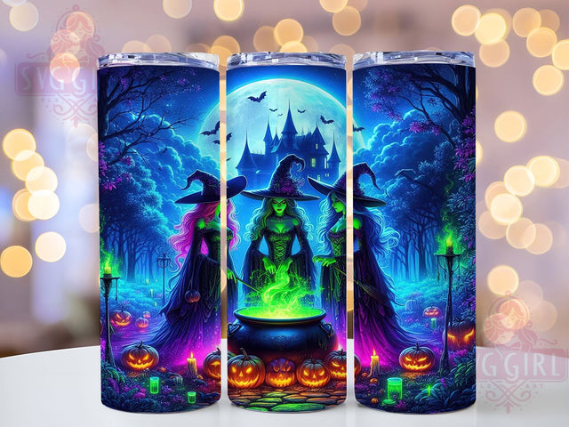 Spooky Witch Halloween Tumbler Wrap, Witch Spooky Design, Spooky Season Tumbler, Halloween Witch Cup, Autumn Witch Drinkware, 20oz Spooky Wrap, Halloween Sublimation Design Sublimation SvggirlplusArt 