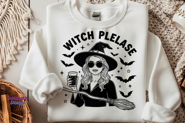 Spooky Witch Please SVG Design SVG Sublimatiz Designs 