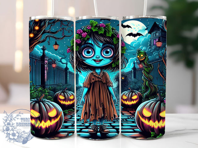 Spooky Zombie Horror Halloween Tumbler, Zombie Wrap, Scary Design, 20Oz Tumbler, Sublimation Design, Horror Theme, Spooky Gift Sublimation ToriDesigns 