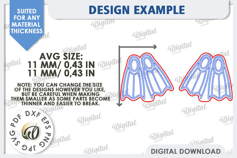 Sport Earrings Laser Cut. Sports Stud Earrings SVG SVG Evgenyia Guschina 