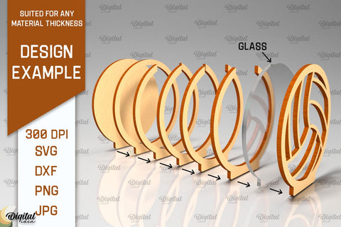 Sport Piggy Banks Laser Cut Bundle. Wooden Money Banks SVG SVG Evgenyia Guschina 