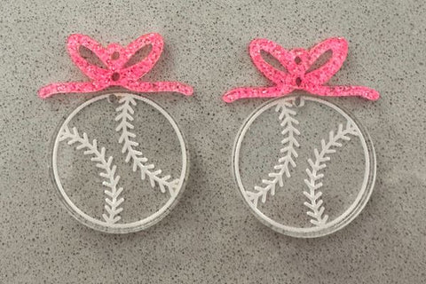 Sports and Bow Earring Bundle Laser SVG SVG Crafting With Brenna 