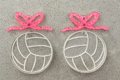 Sports and Bow Earring Bundle Laser SVG SVG Crafting With Brenna 