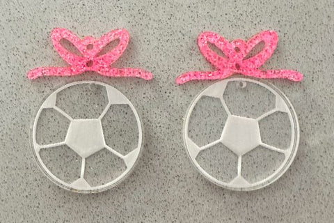 Sports and Bow Earring Bundle Laser SVG SVG Crafting With Brenna 