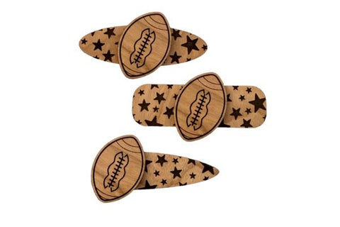 Sports and Stars Hairclip Bundle Laser SVG File SVG Crafting With Brenna 