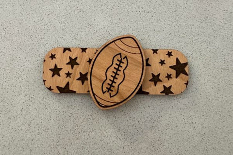 Sports and Stars Hairclip Bundle Laser SVG File SVG Crafting With Brenna 