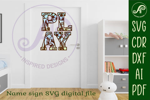 Sports ball alphabet set. 2 layer letters. 66 letters SVG APInspireddesigns 