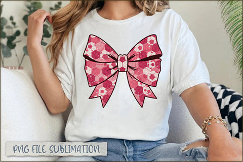 Sports Coquette Bow Softball Ball PNG Sublimation Shetara Begum 