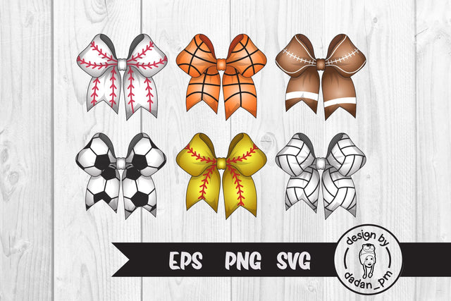 Sports Coquette Bow Sport Bows PNG sublimation SVG dadan_pm 