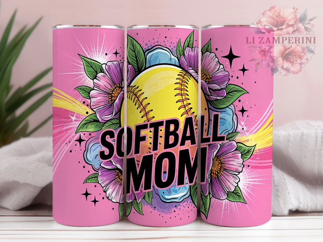 Sports Mom Tumbler Wrap Design, Baseball Mom Wrap, 20oz Tumbler Design, Sublimation Tumbler Wrap, Sports Mom Gift, Custom Softball Tumbler, DIY Mom Tumbler Sublimation Li Zamperini 