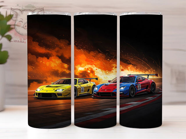 Sports Racing Car 20oz Tumbler Design, Racing Car Tumbler, Sports Car Design, Sublimation Wrap, 20oz Tumbler, Car Lover Gifts, Motorsport Decor, Fast Car Tumbler Sublimation Lara' s Designs 