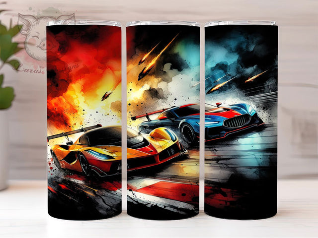 Sports Racing Car 20oz Tumbler Design, Racing Car Tumbler, Sports Car Design, Sublimation Wrap, 20oz Tumbler, Car Lover Gifts, Motorsport Decor, Fast Car Tumbler Sublimation Lara' s Designs 