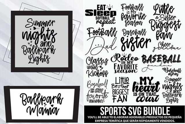 Sports SVG Bundle, Digital Download Sports SVG orpitasn 