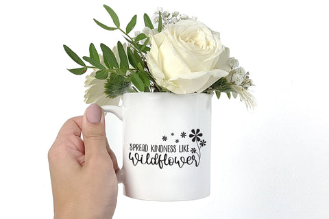 Spread Kindness Like Wildflowers SVG Design SVG CraftLabSVG 