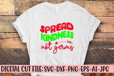 Spread Kindness Not Germs Retro SVG SVG Syaman 