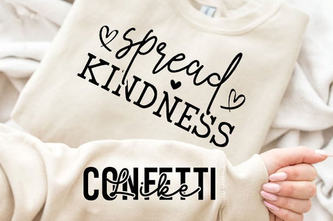 Spread Kindness Sleeve SVG Design, Motivational Sleeve SVG SVG Regulrcrative 