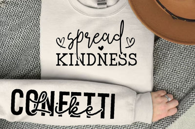 Spread Kindness Sleeve SVG Design, Motivational Sleeve SVG SVG Regulrcrative 