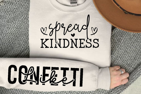 Spread Kindness Sleeve SVG Design, Motivational Sleeve SVG SVG Regulrcrative 