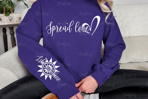 Spread love Sleeve SVG Design SVG Designangry 