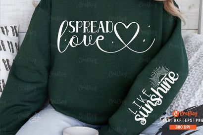 Spread love Sleeve SVG Design SVG Designangry 