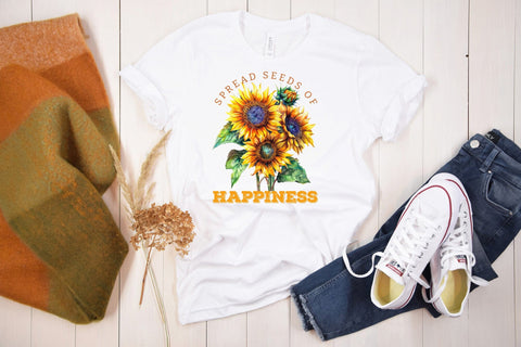Spread Seeds of Happiness Sublimation Sublimation CraftLabSVG 