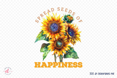 Spread Seeds of Happiness Sublimation Sublimation CraftLabSVG 